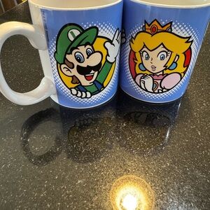 Princess Character Blue Mugs Nintendo Mario princess